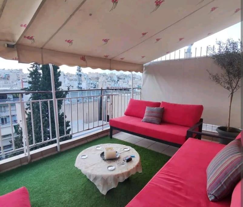 7Th Floor Spacious Veranda In The Heart Of Athènes Extérieur photo